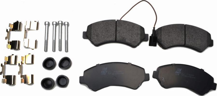 Fast FT29132HD - Гальмівні колодки, дискові гальма autozip.com.ua