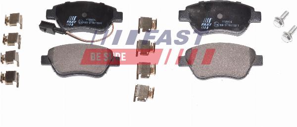 Fast FT29124 - Гальмівні колодки, дискові гальма autozip.com.ua