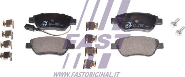 Fast FT29124 - Гальмівні колодки, дискові гальма autozip.com.ua