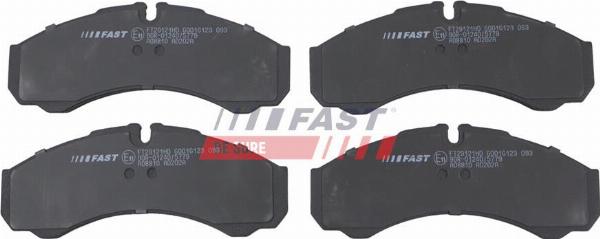 Fast FT29121HD - Гальмівні колодки, дискові гальма autozip.com.ua