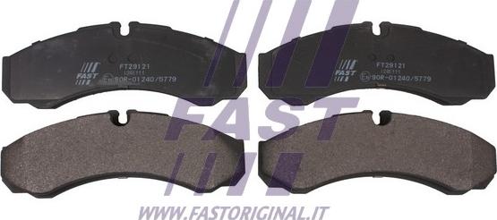 Fast FT29121 - Гальмівні колодки, дискові гальма autozip.com.ua