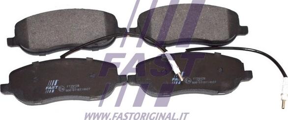 Fast FT29128 - Гальмівні колодки, дискові гальма autozip.com.ua