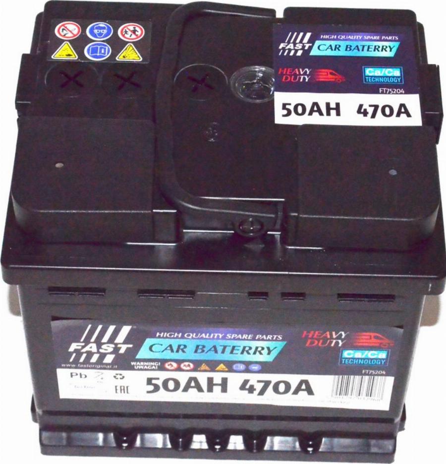 Fast FT75204 - Стартерна акумуляторна батарея, АКБ autozip.com.ua