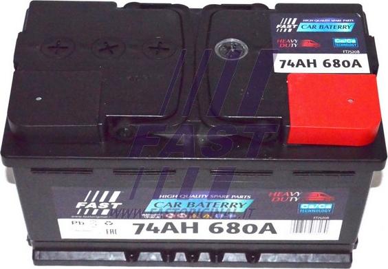 Fast FT75208 - Стартерна акумуляторна батарея, АКБ autozip.com.ua