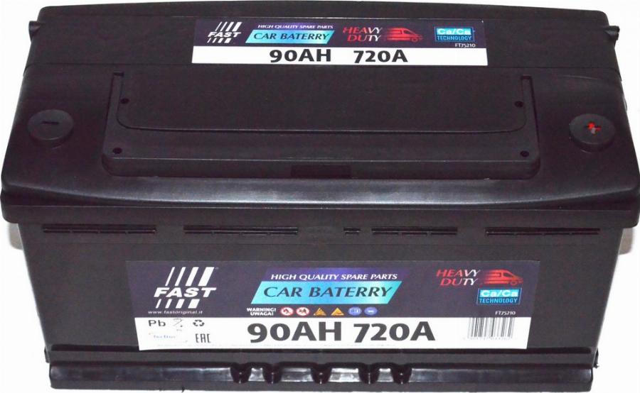 Fast FT75210 - Стартерна акумуляторна батарея, АКБ autozip.com.ua