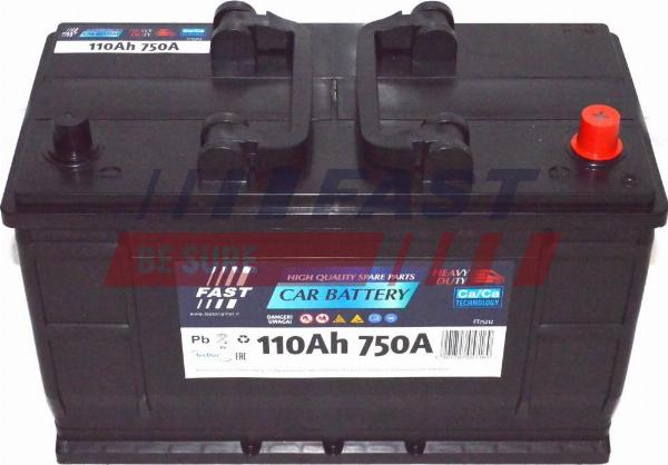 Fast FT75212 - Стартерна акумуляторна батарея, АКБ autozip.com.ua