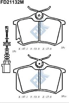 ATE 602877 - Гальмівні колодки, дискові гальма autozip.com.ua