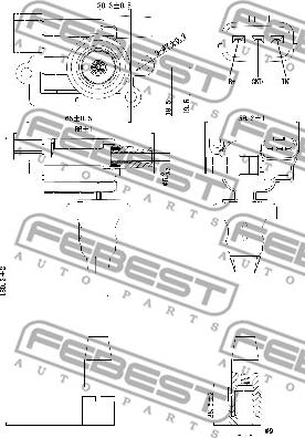 Febest 04640-003 - Котушка запалювання autozip.com.ua