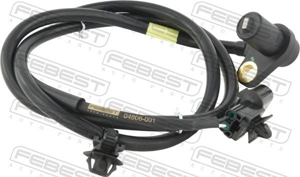 Febest 04606-001 - Датчик ABS, частота обертання колеса autozip.com.ua