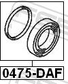 Febest 0475-DAF - Ремкомплект, гальмівний супорт autozip.com.ua