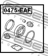 Febest 0475-EAF - Ремкомплект, гальмівний супорт autozip.com.ua