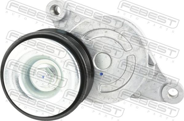 Febest 0590-Z6 - Натягувач ременя, поліклиновий ремінь autozip.com.ua