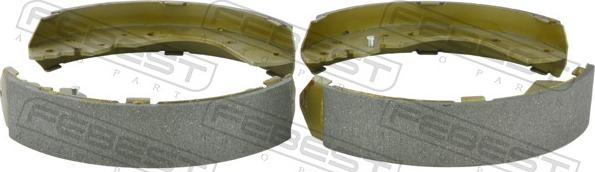 Febest 0502-BT50R - Комплект гальм, барабанний механізм autozip.com.ua