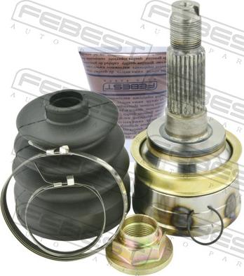 Febest 0510-009 - Шарнір, ШРУС, приводний вал autozip.com.ua