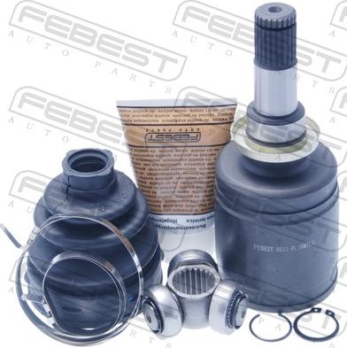 Febest 0511-BL16MTLH - Шарнір, ШРУС, приводний вал autozip.com.ua
