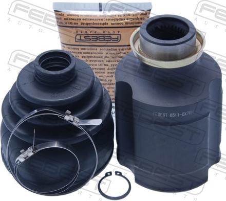 Febest 0511-CX7RH - Шарнір, ШРУС, приводний вал autozip.com.ua