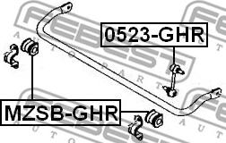 Febest 0523-GHR - Тяга / стійка, стабілізатор autozip.com.ua