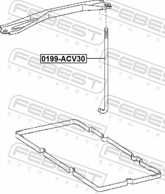 Febest 0199-ACV30 - Кріплення акумулятора autozip.com.ua