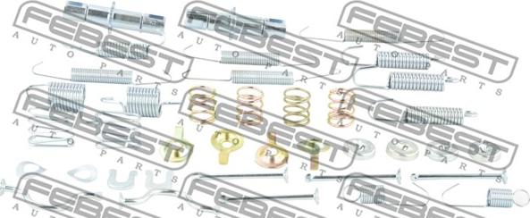 Febest 0104-GRJ150R-KIT - Комплектуючі, гальмівна система autozip.com.ua