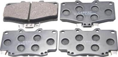 Febest 0101-LC90F - Гальмівні колодки, дискові гальма autozip.com.ua