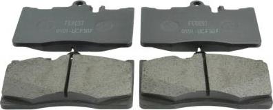 Febest 0101-UCF30F - Гальмівні колодки, дискові гальма autozip.com.ua