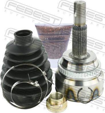Febest 0110-ACV40L26A48 - Шарнір, ШРУС, приводний вал autozip.com.ua