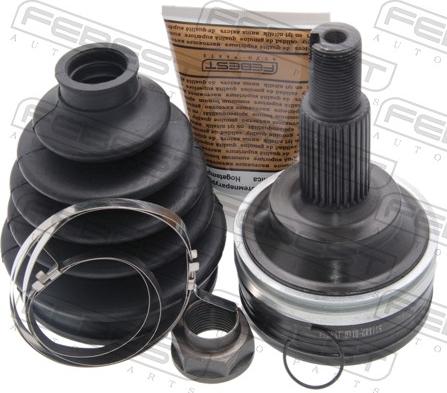 Febest 0110-GRX125 - Шарнір, ШРУС, приводний вал autozip.com.ua