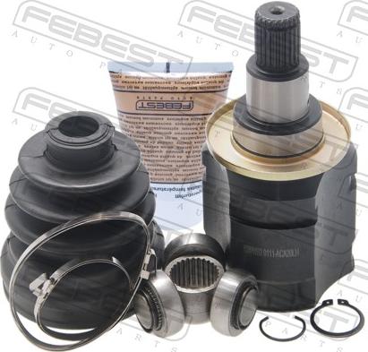 Febest 0111-ACA20LH - Шарнір, ШРУС, приводний вал autozip.com.ua