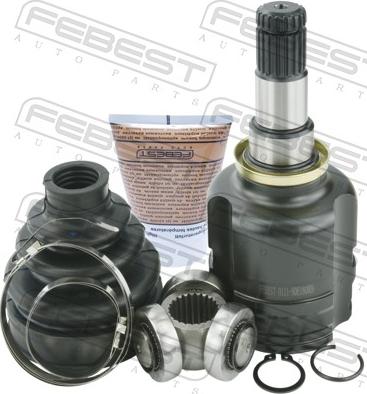 Febest 0111-NDE180RH - Шарнір, ШРУС, приводний вал autozip.com.ua