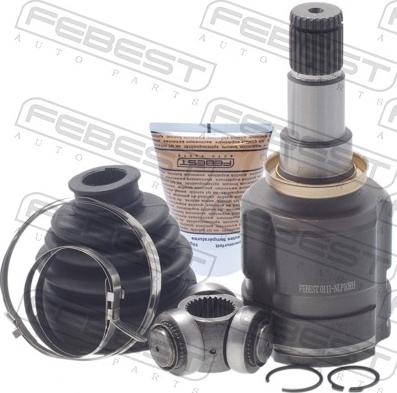 Febest 0111-NLP10RH - Шарнір, ШРУС, приводний вал autozip.com.ua