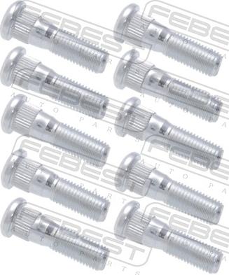 Febest 0184-003-PCS10 - Болт кріплення колеса autozip.com.ua