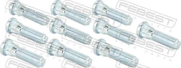 Febest 0184-002-PCS10 - Болт кріплення колеса autozip.com.ua