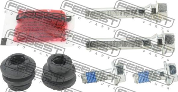 Febest 0174-ZZE120F-KIT - Направляючий болт, корпус скоби гальма autozip.com.ua