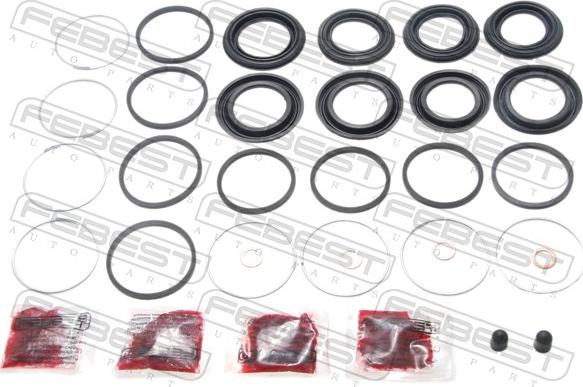 Febest 0175-FZJ100F - Ремкомплект, гальмівний супорт autozip.com.ua