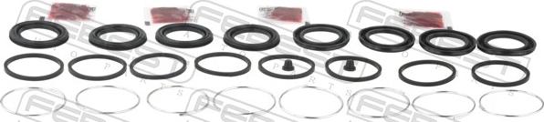 Febest 0175-KUN165F - Ремкомплект, гальмівний супорт autozip.com.ua