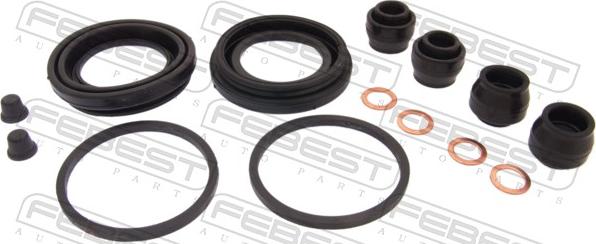 Febest 0175-UZJ100R - Ремкомплект, гальмівний супорт autozip.com.ua