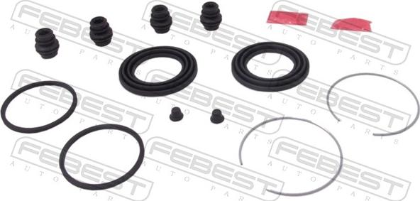 Febest 0175-ZZE130F - Ремкомплект, гальмівний супорт autozip.com.ua