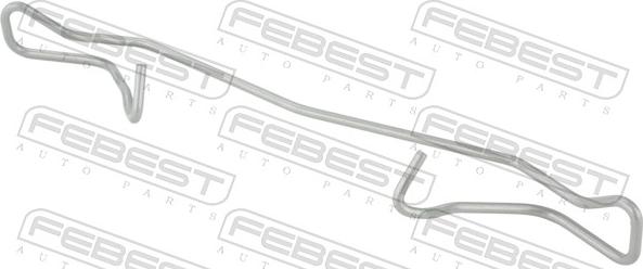 Febest 0303-001 - Пружина, колодки дискового гальма autozip.com.ua