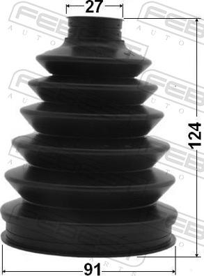 Febest 0317P-CL20 - Пильник, приводний вал autozip.com.ua