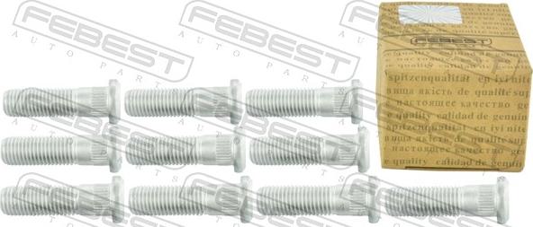 Febest 0384-002-PCS10 - Болт кріплення колеса autozip.com.ua