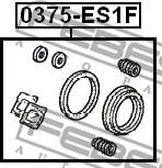 Febest 0375-ES1F - Ремкомплект, гальмівний супорт autozip.com.ua