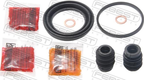 Febest 0375-FD1F - Ремкомплект, гальмівний супорт autozip.com.ua