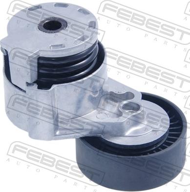 Febest 0290-J10E - Натягувач ременя, клинові зуб. autozip.com.ua