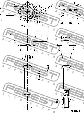 Febest 02640-002 - Котушка запалювання autozip.com.ua