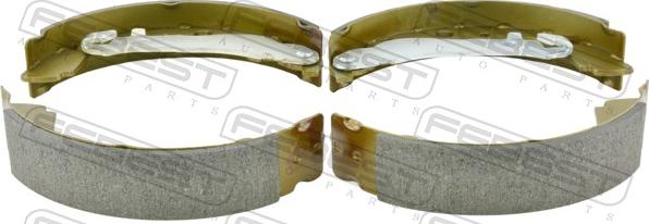 Febest 0202G15RAR - Комплект гальм, барабанний механізм autozip.com.ua