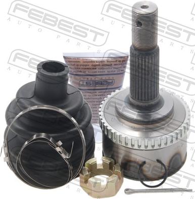 Febest 0210-P12QG16A44 - Шарнір, ШРУС, приводний вал autozip.com.ua