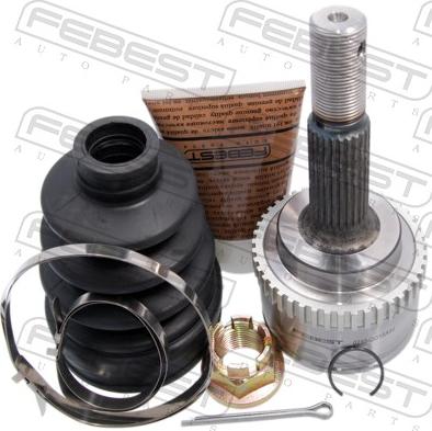 Febest 0210-QG15A44 - Шарнір, ШРУС, приводний вал autozip.com.ua