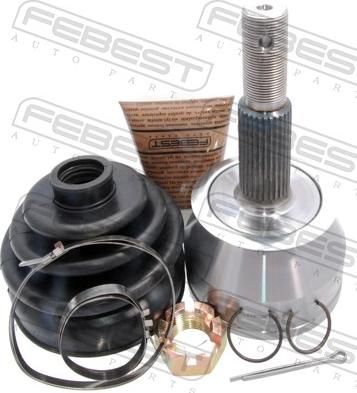 Febest 0210-R51MT - Шарнір, ШРУС, приводний вал autozip.com.ua