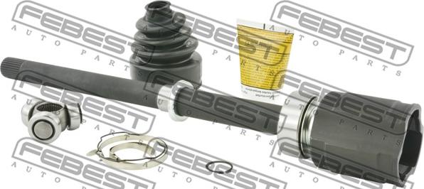 Febest 0211-R52VQ35RH - Шарнірний комплект, ШРУС, приводний вал autozip.com.ua