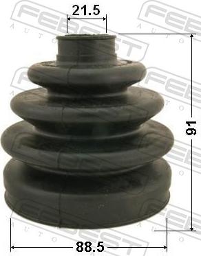 Febest 0217-R20 - Пильник, приводний вал autozip.com.ua